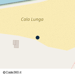 Posizione approssimativa di Cala Lunga