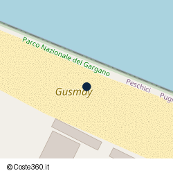 Posizione approssimativa di Baia del Gusmay
