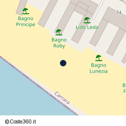 Posizione approssimativa di Bagno Lido Lada