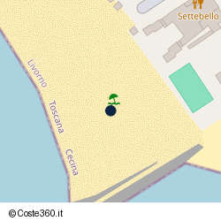 Posizione approssimativa di Bagno Il Settebello