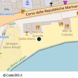 Posizione approssimativa di Marina Grande