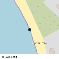 Posizione approssimativa di Baia Innamorata