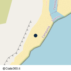 Posizione approssimativa di Lido Arco Naturale Beach