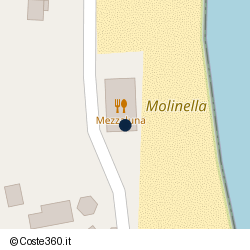 Posizione approssimativa di Lido Molinella Beach