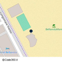 Posizione approssimativa di Bellavistamare Beach Club