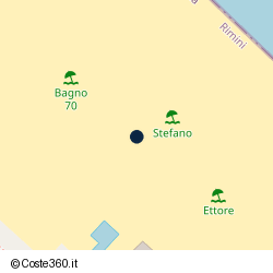 Posizione approssimativa di Bagno 69