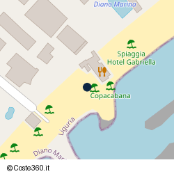 Posizione approssimativa di Copacabana Diano Marina