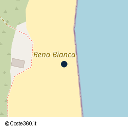 Posizione approssimativa di Pedro's Cafe' - Spiaggia Rena Bianca
