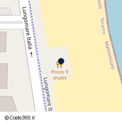 Posizione approssimativa di Posto 9 Chalet