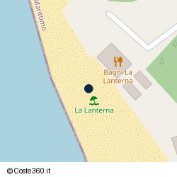 Posizione approssimativa di Bagno La Lanterna