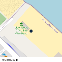 Posizione approssimativa di Lido Sabbia D'Oro - Bau Miao Beach