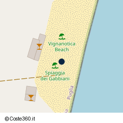 Posizione approssimativa di Lido Vignanotica
