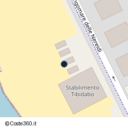 Posizione approssimativa di Tibidabo Beach