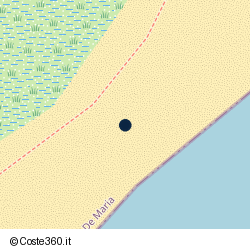 Posizione approssimativa di Le Dune Chia - Sardegna