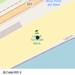 Posizione approssimativa di Bagni Ristorante Bar Lido di Torre del Mare
