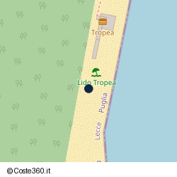 Posizione approssimativa di Lido Tropea