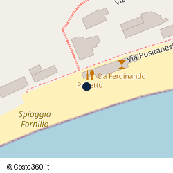 Posizione approssimativa di Pupetto Beach Club Positano