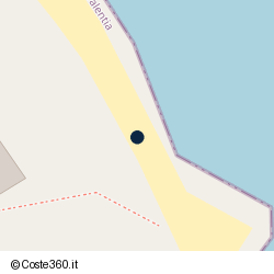 Posizione approssimativa di Baia della Rocchetta