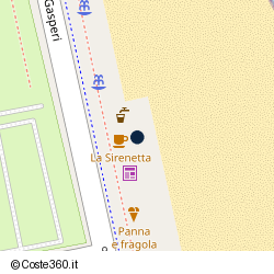 Posizione approssimativa di Le Sirenette - Camping Beach