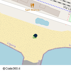 Posizione approssimativa di San Marco Beach