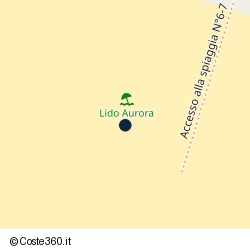 Posizione approssimativa di Terrazza Aurora