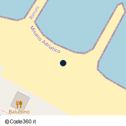 Posizione approssimativa di Ristorante Balubino al mare