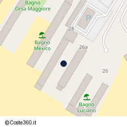 Posizione approssimativa di Bagno Mistral