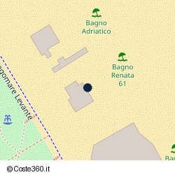 Posizione approssimativa di Bagno Renata 61