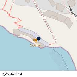 Posizione approssimativa di Ciccillo a Mare