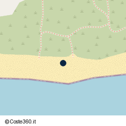 Posizione approssimativa di Baron Beach