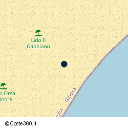 Posizione approssimativa di Lido Il Gabbiano
