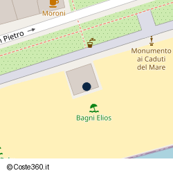 Posizione approssimativa di Bagni Elios