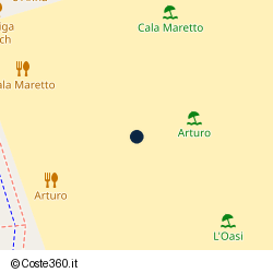 Posizione approssimativa di Arturo Mare