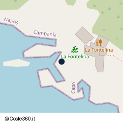 Posizione approssimativa di La Fontelina