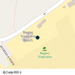 Posizione approssimativa di Bagno Tropicana Beach