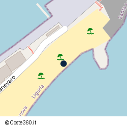 Posizione approssimativa di Bagni Sirena Beach Club
