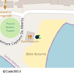 Posizione approssimativa di Baia Azzurra