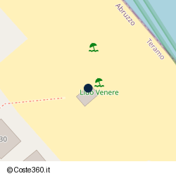 Posizione approssimativa di Lido Venere