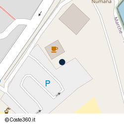 Posizione approssimativa di Sedicigradi Numana Bar