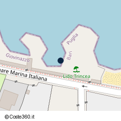 Posizione approssimativa di Lido Trincea