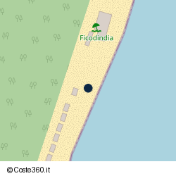 Posizione approssimativa di Ficodindia Beach and Restaurant