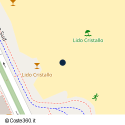 Posizione approssimativa di Lido Cristallo