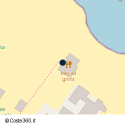 Posizione approssimativa di Osteria Mej Ad Gnint