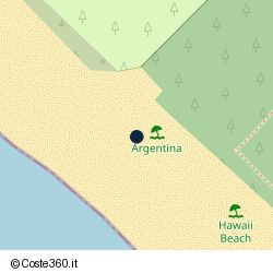Posizione approssimativa di Bagno Argentina