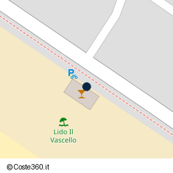 Posizione approssimativa di Lido il Vascello