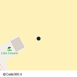 Posizione approssimativa di Lido Cesare