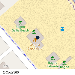 Posizione approssimativa di Ristorante Pizzeria Capo Nero