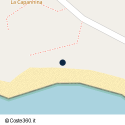 Posizione approssimativa di Spiaggia di Porto Sa Ruxi