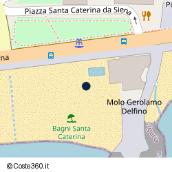 Posizione approssimativa di Bagni Santa Caterina Beach