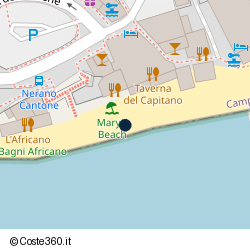 Posizione approssimativa di Mary's Beach